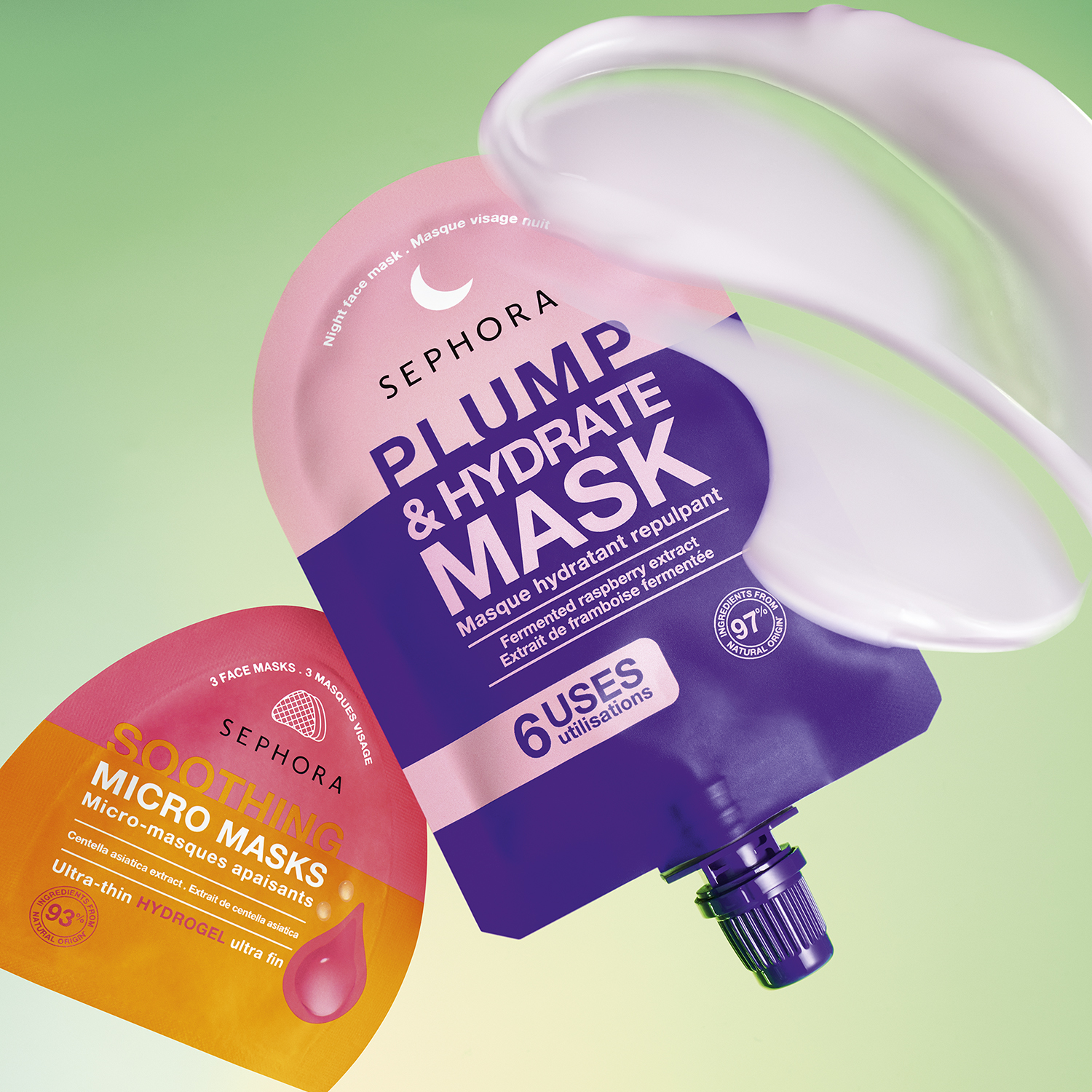 MASCARILLA FACIAL DE NOCHE (MASCARILLA TEXTURA GEL-CREMA ENVOLVENTE HIDRATANTE)